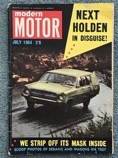 VINTAGE MAGAZINE: Modern Motor July 1964