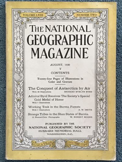 NATIONAL GEOGRAPHIC MAGAZINE - August 1930