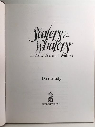  SEALERS and WHALERS In New Zealand Waters