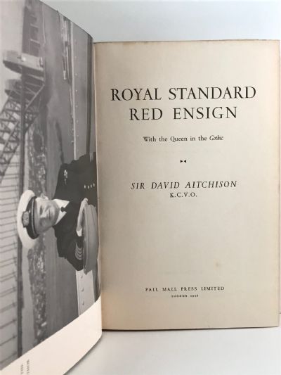 ROYAL STANDARD RED ENSIGN: With The Queen in The Gothic