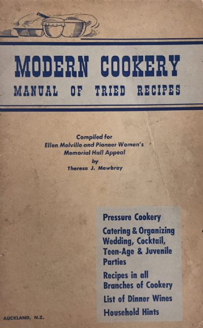 MODERN COOKERY: Manual of tried recipes 
