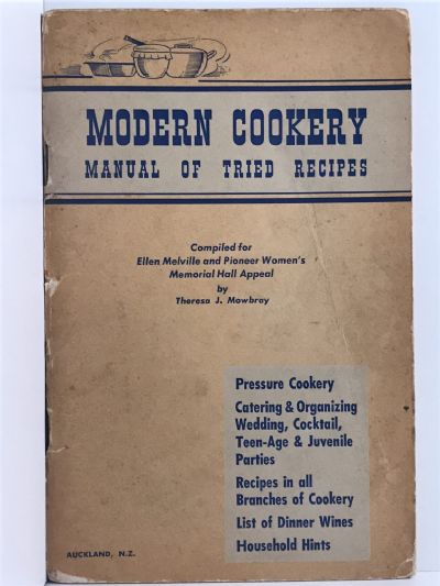 MODERN COOKERY: Manual of tried recipes