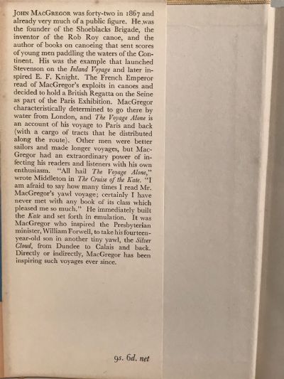 THE VOYAGE ALONE IN THE YAWL 'ROB ROY'