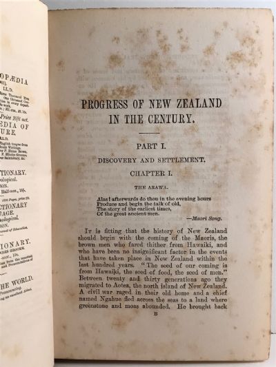 THE PROGRESS OF NEW ZEALAND IN THE CENTURY