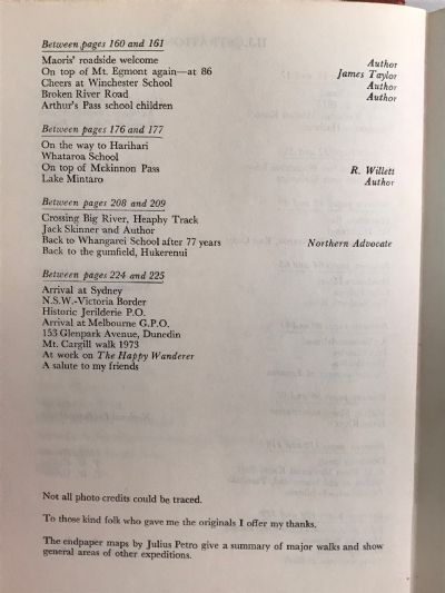 THE HAPPY WANDERER: A Kiwi on Foot 1915 to 1965