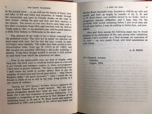 THE HAPPY WANDERER: A Kiwi on Foot 1915 to 1965