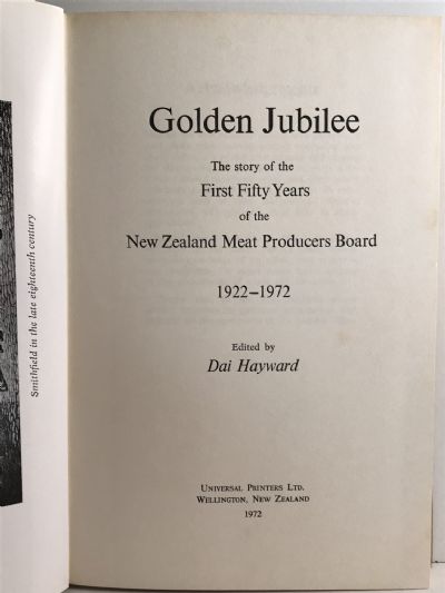 GOLDEN JUBILEE: The New Zealand Meat Producers Board First Fifty Years