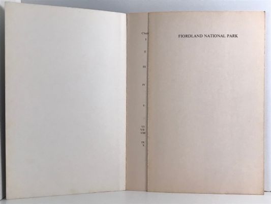 FIORDLAND NATIONAL PARK: Handbook 1973