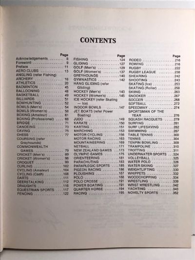 DB SPORTING RECORDS OF NEW ZEALAND