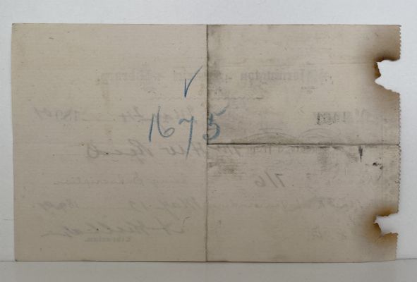 VINTAGE RECEIPT: Mornington District Library 1901
