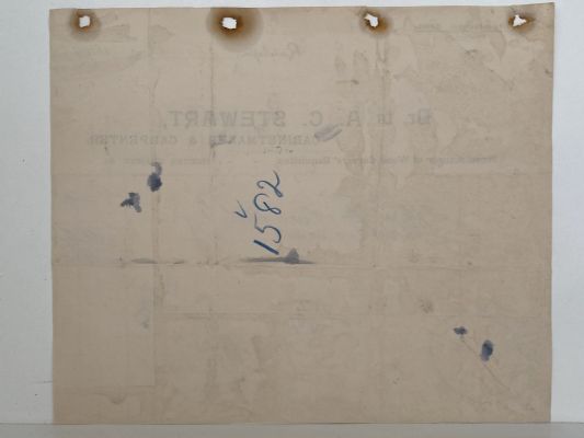 ANTIQUE INVOICE: A.C. Stewart, Raglan – Cabinetmaker & Upholsterer 1899