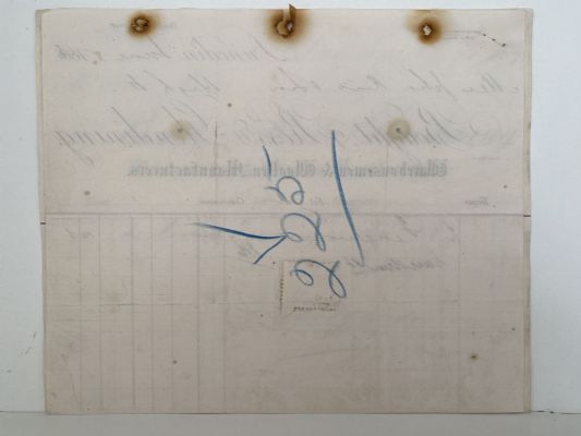 ANTIQUE INVOICE: Ross Glendining Ltd, Dunedin - Warehousemen & Woolens 1886