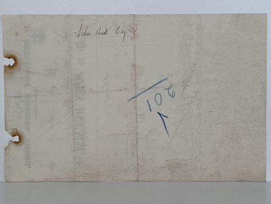 ANTIQUE INVOICE: John Drumm, Dunedin - Criterion Shoeing Force 1886