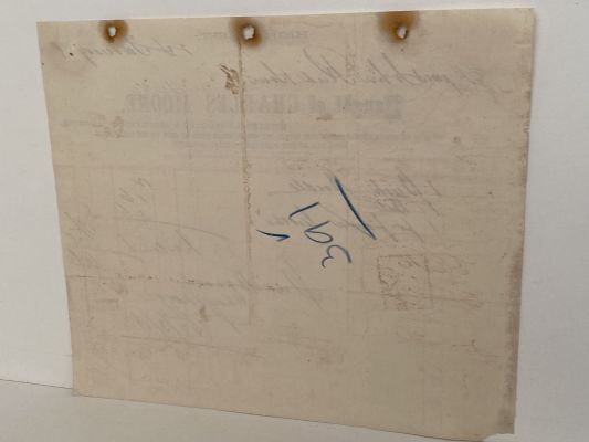 ANTIQUE INVOICE: Charles Moore, Dunedin – Wholesale Saddler 1888