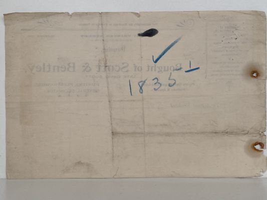 ANTIQUE INVOICE: Scott & Bentley, Dunedin - Painters & Decorators 1900s