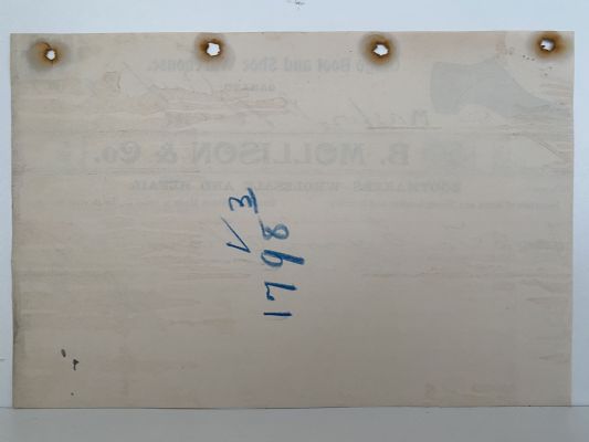 ANTIQUE INVOICE: B. Mollison & Co. Oamaru - Bootmakers 1902
