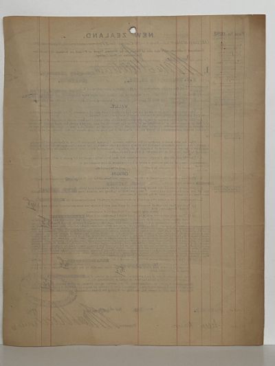ANTIQUE CUSTOMS DECLARATION: W.R. Humphreys, Sheffield, UK 1913