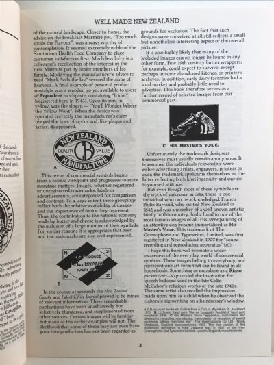 WELL MADE NEW ZEALAND: A Century of Trademarks