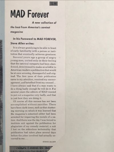 MAD FOREVER: A new collection of the best from America's zaniest Magazine