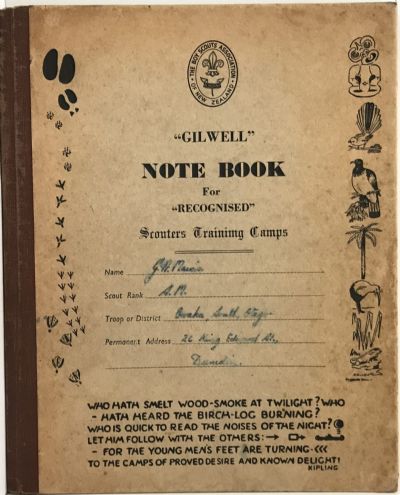GILWELL SCOUT NOTEBOOK: For Recognised Scouters Training Camps