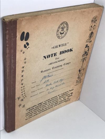 GILWELL SCOUT NOTEBOOK: For Recognised Scouters Training Camps