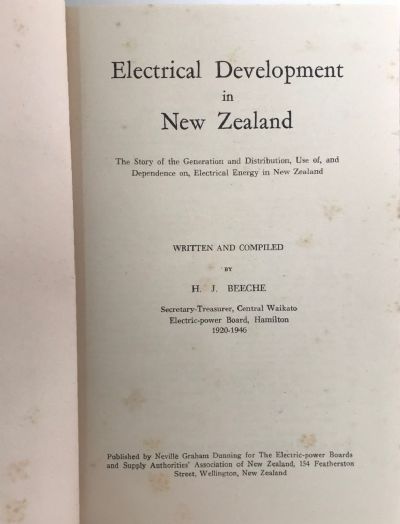 ELECTRICAL DEVELOPMENT IN NEW ZEALAND 
