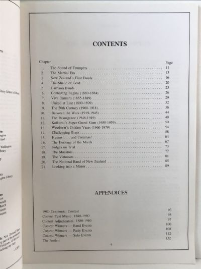 CHALLENGING BRASS: 100 Years of Brass Band Contests In New Zealand 1880-1980