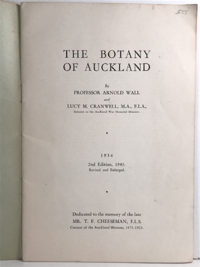 THE BOTANY OF AUCKLAND