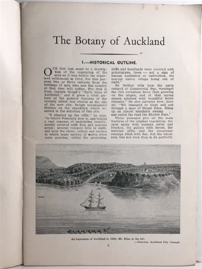 THE BOTANY OF AUCKLAND