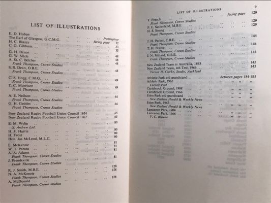 THE NEW ZEALAND RUGBY FOOTBALL UNION 1892-1967