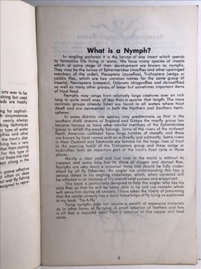 NYMPHS FOR ALL SEASONS: A Book for Trout Fishermen