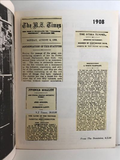 IT HAPPENED THAT DAY 1900 - 1930: and the day passed on into New Zealand's History