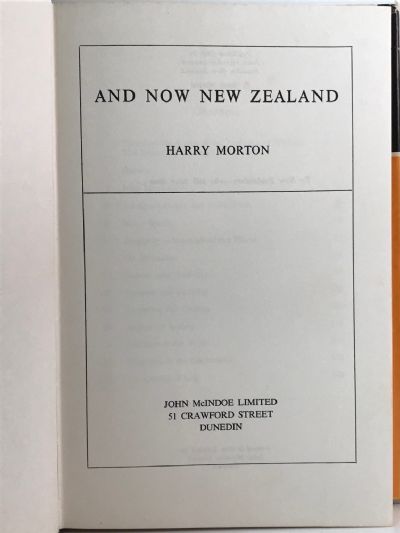 AND NOW NEW ZEALAND
