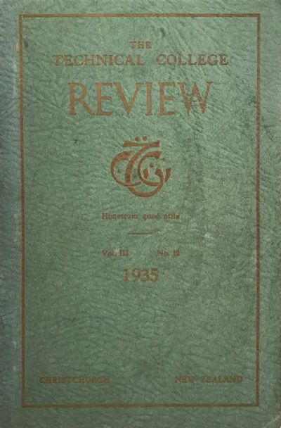 THE TECHNICAL COLLEGE REVIEW - Vol. III, No. 12 - 1935 