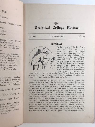 THE TECHNICAL COLLEGE REVIEW - Vol. III, No. 12 - 1935
