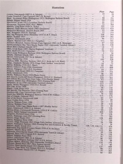 NEW ZEALAND SHIPWRECKS 1795-1975