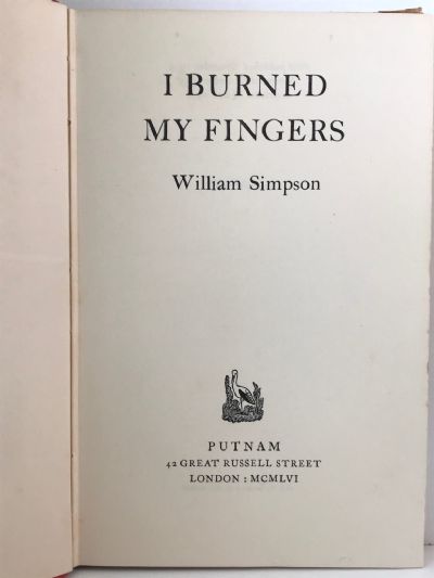 I BURNED MY FINGERS