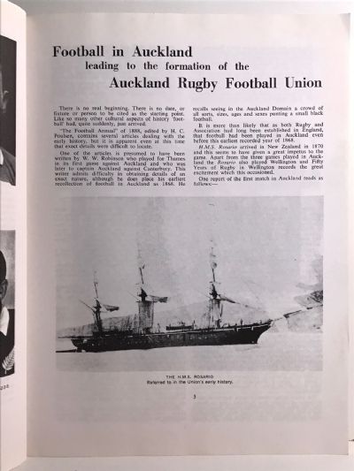 100 YEARS AUCKLAND RUGBY