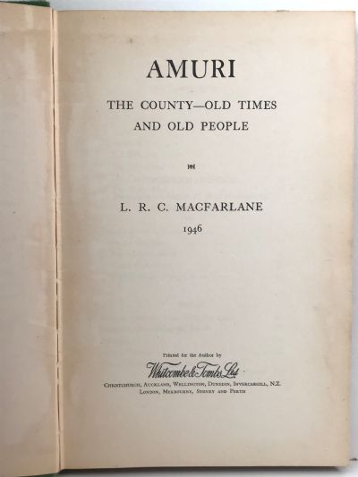 AMURI: The County-Old Times and Old People