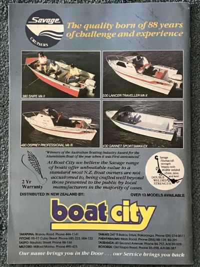VINTAGE MAGAZINE: Power Boat New Zealand - Vol.5 - No.2 - March 1988