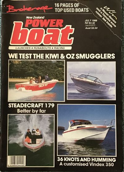 VINTAGE MAGAZINE: Power Boat New Zealand - Vol.5 - No.6 - July 1988 