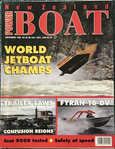 VINTAGE MAGAZINE: Power Boat New Zealand - Vol.6 - No.9 - November 1989 