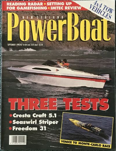 VINTAGE MAGAZINE: Power Boat New Zealand - Vol.7 - No.7 - September 1990 