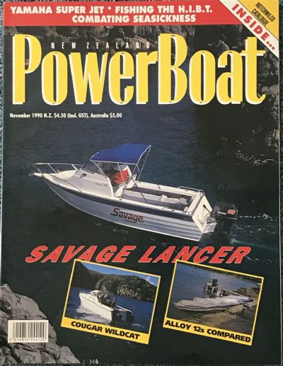 VINTAGE MAGAZINE: Power Boat New Zealand - Vol.7 - No.9 - November 1990 