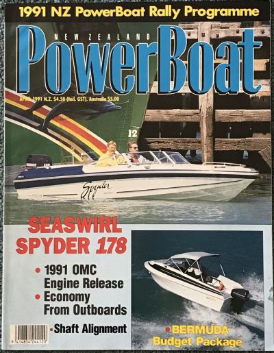 VINTAGE MAGAZINE: Power Boat New Zealand - Vol.8 - No.2 - April 1991 