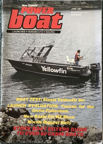 VINTAGE MAGAZINE: Power Boat New Zealand - Vol.4 - No.1 - June 1987 