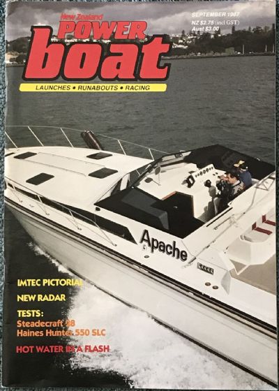 VINTAGE MAGAZINE: Power Boat New Zealand - Vol.4 - No.4 - September 1987 