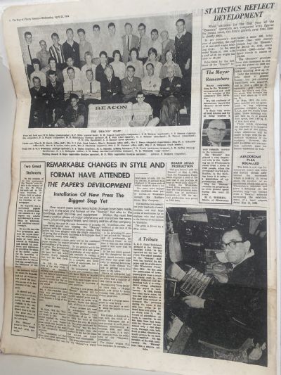 OLD NEWSPAPER: Bay of Plenty Beacon, Whakatane 1939 - 1964