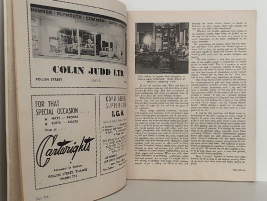 THAMES GOLDFIELDS CENTENNIAL 1867-1967