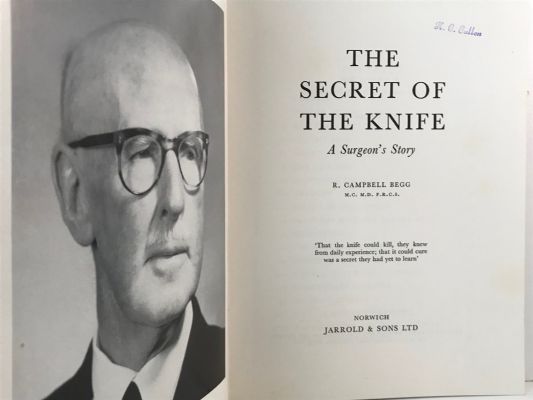 THE SECRET OF THE KNIFE: A Surgeon's Story